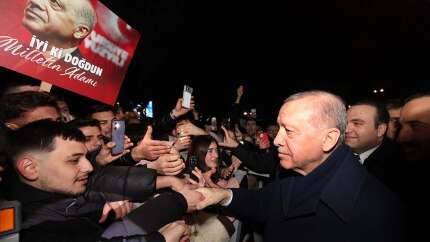 AK Parti Gençlik Kolları'ndan Cumhurbaşkanı Erdoğan'a doğum günü kutlaması