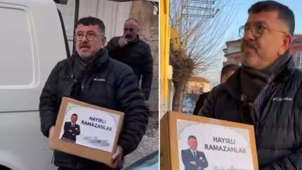 CHP'li Veli Ağbaba'nın "fotoğraflı" Ramazan kolisi büyük tepki çekti: İhtiyaç sahibine yardım mı, reklam mı?