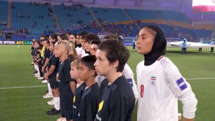 İran kadın futbol takımı İran milli marşını söylemedi! Tüm dünyada gündem olan olay