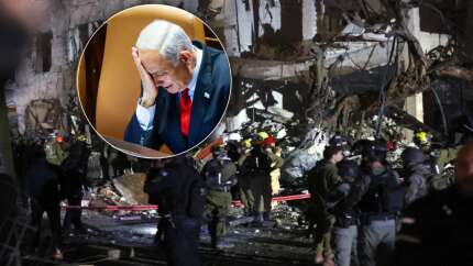 İsrail'de halk telaşta, Netanyahu zorda! Demir Kubbe çöktü, Tel Aviv yerle bir oldu: İşte yıkımın görüntüleri...