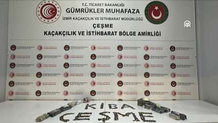 Kaçakçılara geçit yok! Çeşme Limanı’nda 7 bin 550 antik sikke ve figür İtalya’ya kaçırılmadan kurtarıldı