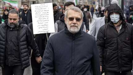 "Öldü" denilen Laricani'den mesaj var: İsrail'in iddiasına el yazılı yanıt!