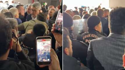 Sandıktan kaçtılar, sokakta kaos çıkardılar! Bursa Büyükşehir Belediyesi önünde arbede: Kazanamayacağını anlayan CHP aday çıkarmadı