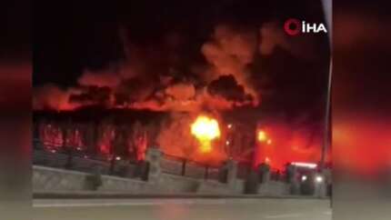 Ankara'da kimya fabrikasında yangın