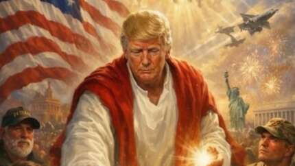 Paylaştığı fotoğraf için suçu medyaya attı! ABD Başkanı Trump: Ben mesih değilim, o fotoğrafı yanlış anladınız