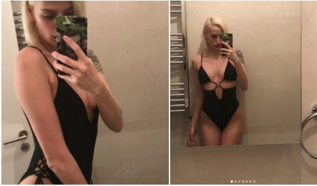 Didem Soydan, banyodan cesur pozlar vererek mayo tanıttı!