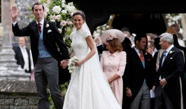 Cambridge D&uuml;şesi Kate Middleton'ın kardeşi Pippa Middleton evlendi!