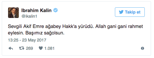 ibrahim_kalAn_tweet