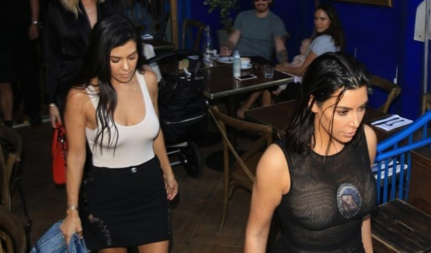 Kardashianlar'dan transparan şov!