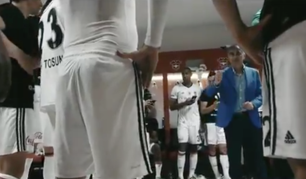 Beşiktaş soyunma odasında Şenol G&uuml;neş r&uuml;zgarı / VİDEO