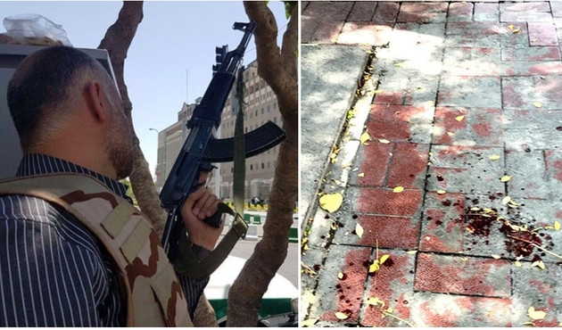 İran'daki &ccedil;ifte saldırının ardından ilk kareler!
