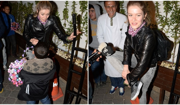 Burcu Biricik bir an bile d&uuml;ş&uuml;nmedi: "Al senin olsun..."