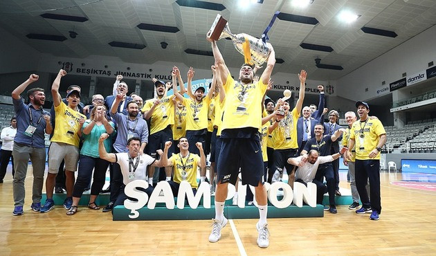 Fenerbah&ccedil;e Basketbol S&uuml;per Ligi şampiyonu