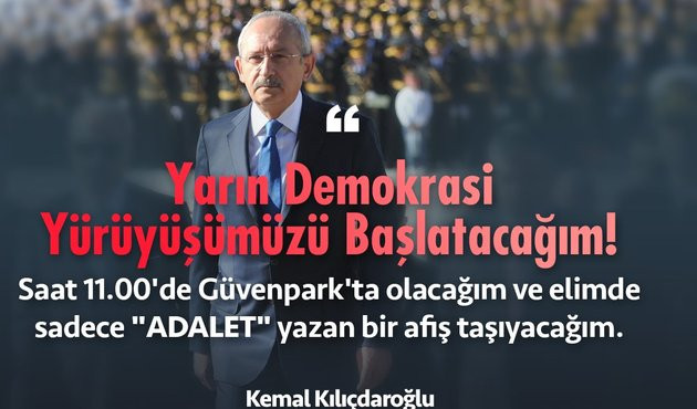 Skandal: CHP lideri Kılı&ccedil;daroğlu'ndan askerli y&uuml;r&uuml;y&uuml;ş &ccedil;ağrısı!