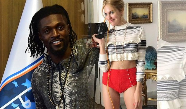 Meryem Uzerli ve Adebayor, karşılıklı takibe başladı!