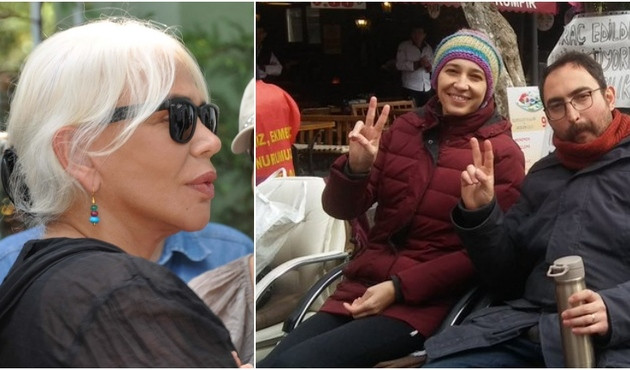 Sezen Aksu'dan a&ccedil;lık grevindeki Nuriye G&uuml;lmen ve Semih &Ouml;zak&ccedil;a'ya destek