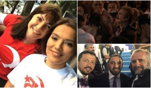 &Uuml;nl&uuml; isimler 15 Temmuz Şehitler K&ouml;pr&uuml;s&uuml;'ne akın etti