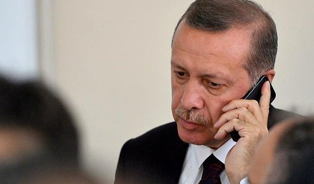 Cumhurbaşkanı Erdoğan'dan B&uuml;y&uuml;kerşen'e ge&ccedil;miş olsun telefonu!