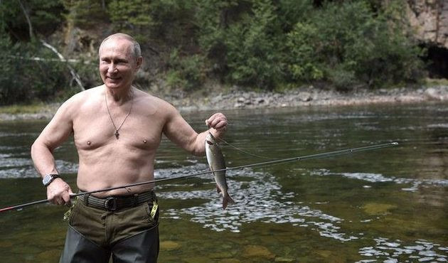 Vladimir Putin balığa &ccedil;ıktı, stres attı!