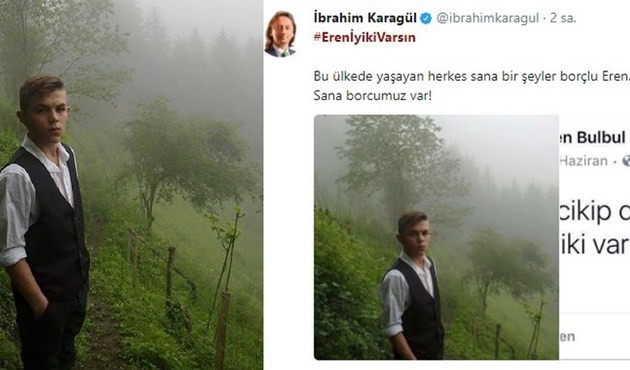 T&uuml;rkiye'nin g&uuml;ndeminde o var...İyi ki varsın Eren...