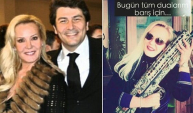 Şok cinayetin ardından dikkat &ccedil;eken g&ouml;r&uuml;nt&uuml;! Şaşmaz ve Aker'in cenazeleri yan yana... / VİDEO
