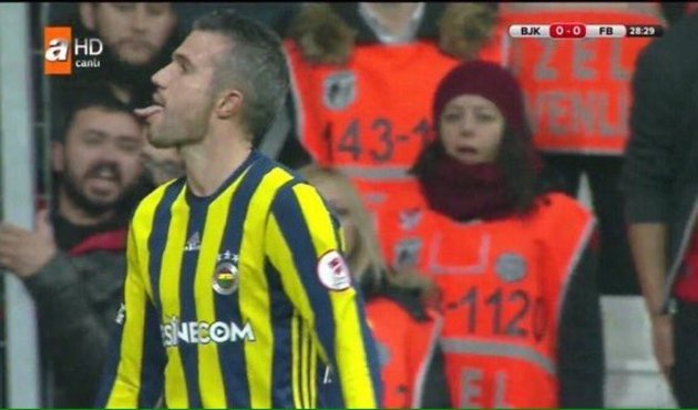 Van Persie&rsquo;'nin dili Beşiktaş taraftarını &ccedil;ıldırttı