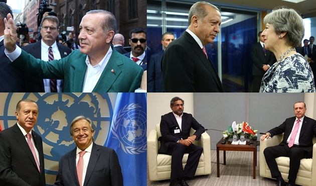 Cumhurbaşkanı Erdoğan'dan ABD'de yoğun mesai...