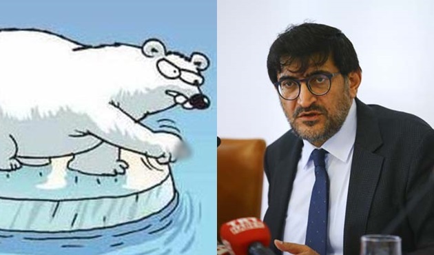 T&uuml;rk&ccedil;e kitabındaki kutup ayısı karikat&uuml;r&uuml;n&uuml;n akıbeti belli oldu!
