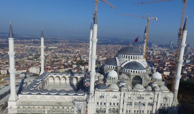 &Ccedil;amlıca Camisi'nde sona yaklaşıldı... İbadete ne zaman a&ccedil;ılacak?
