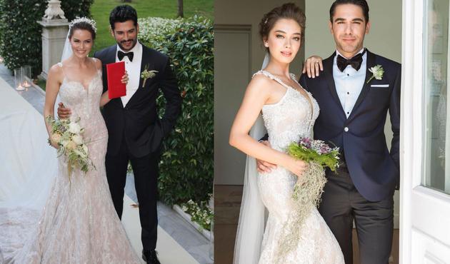 Neslihan Atag&uuml;l, birbirinin aynısı olan olay gelinlikler hakkında ilk kez konuştu!