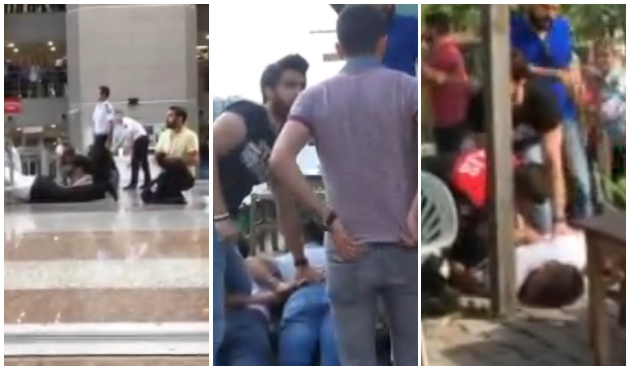 &Ccedil;ağlayan Adliyesi'nde &ccedil;atışma &ccedil;ıktı! Yaralı ve g&ouml;zaltılar var... / VİDEO
