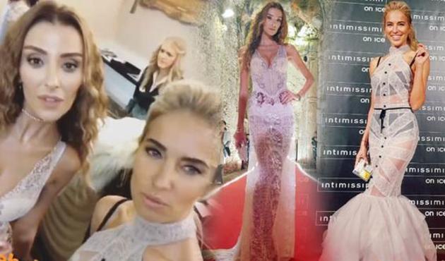 Burcu Esmersoy ve &Ouml;zge Ulusoy'un c&uuml;retkar kıyafeti!