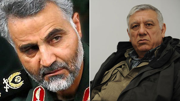 İran'ın 'g&ouml;lge' komutanı PKK y&ouml;neticisi Cemil Bayık ile g&ouml;r&uuml;şt&uuml;!