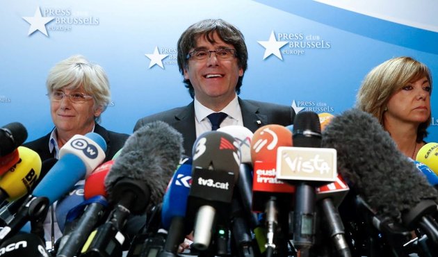 Ka&ccedil;ak Katalan lider Puigdemont Bel&ccedil;ika polisine teslim oldu!