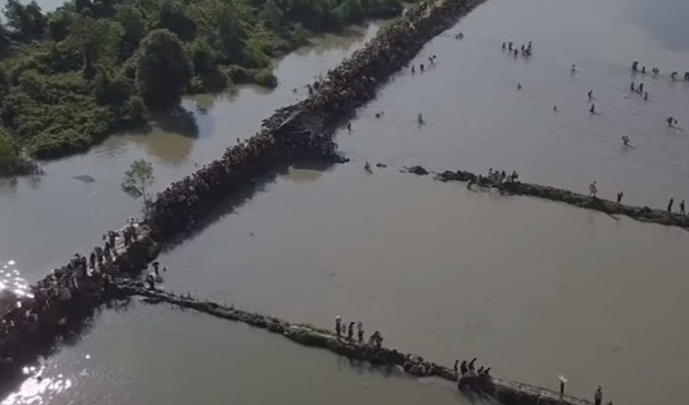 Myanmar'daki katliamdan ka&ccedil;an m&uuml;sl&uuml;manların i&ccedil; acıtan yolculuğu / VİDEO