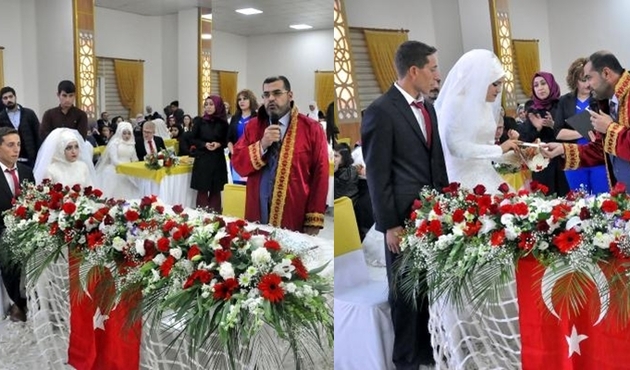 Yasa değişikliğinin ardından ilk kez m&uuml;ft&uuml; nikah kıydı...