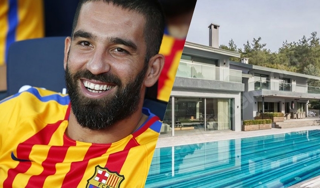 Arda Turan'ın saray yavrusu evi!