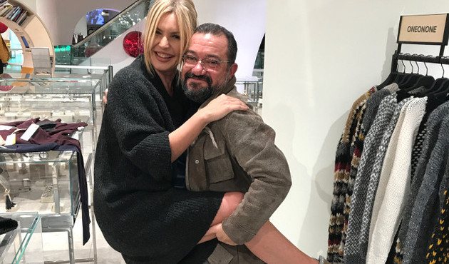 Kadir &Ccedil;&ouml;pdemir ve Seda Akg&uuml;l b&ouml;yle hasret giderdi!