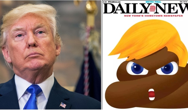 Tarihe ge&ccedil;ecek manşet! Amerikan gazetesi, ABD Başkanı'nı b&ouml;yle &ccedil;izdi...