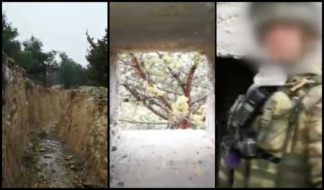 YPG'nin Afrin'deki hendek ve t&uuml;nelleri g&ouml;r&uuml;nt&uuml;lendi! / VİDEO