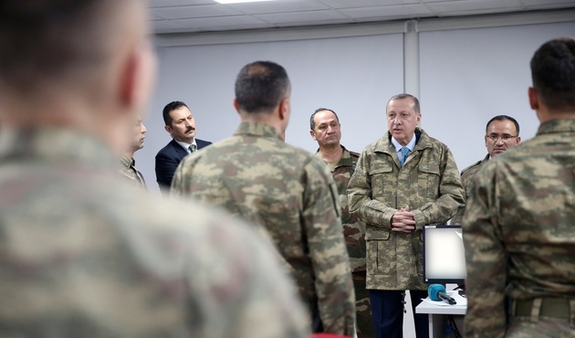 Cumhurbaşkanı Erdoğan'dan Hatay'daki harekat merkezine ziyaret...