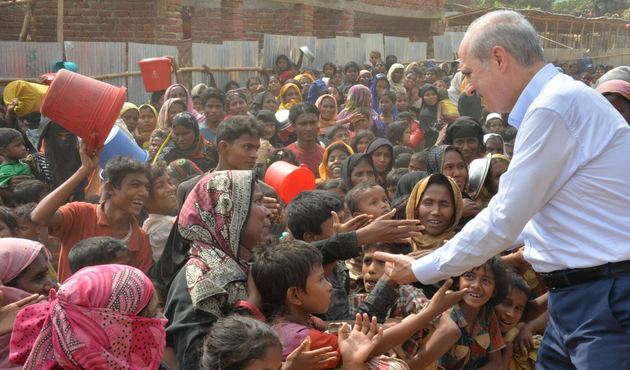 Numan Kurtulmuş m&uuml;lteci kamplarını ziyaret etti / GALERİ