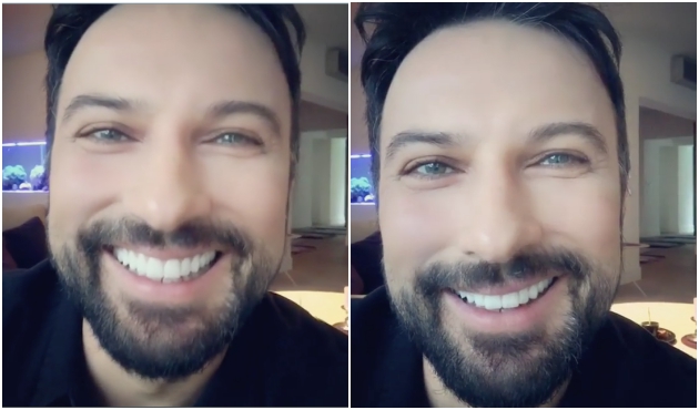 Tarkan'ın mutluluğu g&ouml;zlerinden okundu! /VİDEO