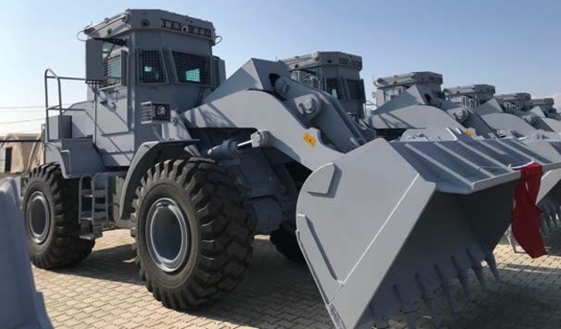 Uzaktan kontrol edilebilen iş makineleri g&ouml;revde...