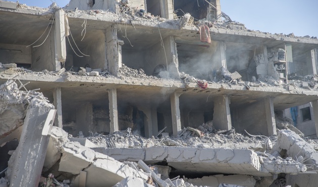 Afrin'de bir binada patlama oldu! 4'&uuml; &Ouml;SO mensubu 11 kişi hayatını kaybetti...