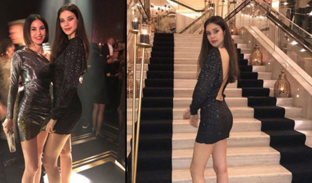 Anneli kızlı gecede boy g&ouml;sterdiler!