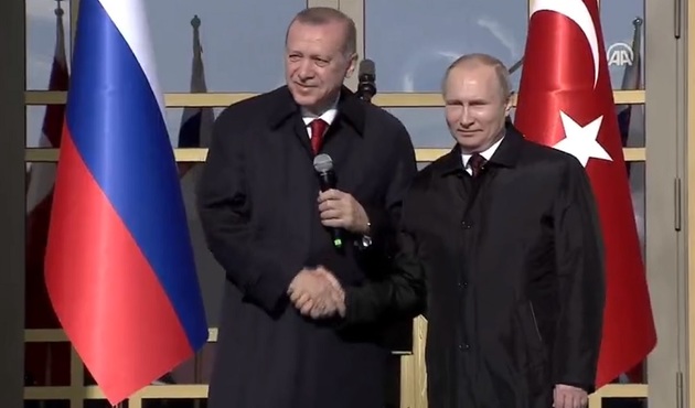 Erdoğan ve Putin, Akkuyu N&uuml;kleer Santrali'nin temelini attı!