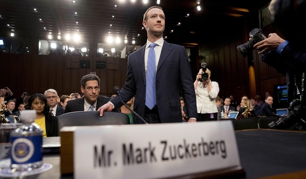 Facebook'un &Uuml;st Y&ouml;neticisi Zuckerberg ABD Senatosunda ifade verdi...