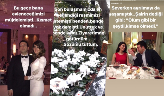 Mesut Yılmaz'ın intihar eden oğlunun eski nişanlısı Neşe Sapmaz y&uuml;rekleri dağladı!