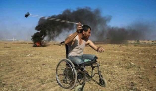 Tekerlekli sandalyede direnen Fadi Abu Salah kimdir? Şehit oldu!